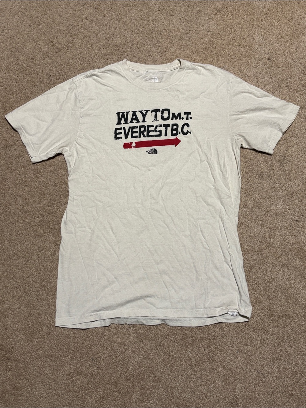 The North Face Eggshell White Short-Sleeve Graphic Tee